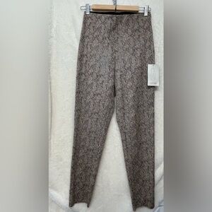 Zara Beige Snake Print Leggings